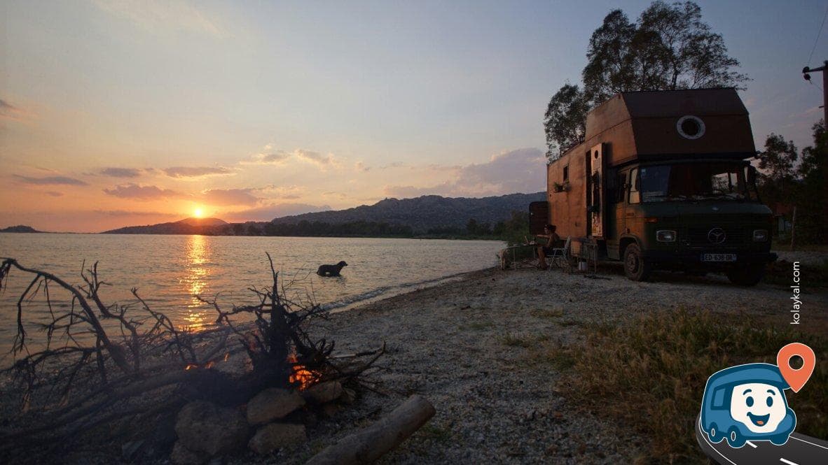 Bafa Gölü Kıyısında Doğal Plaj - Milas, Muğla, foto 2