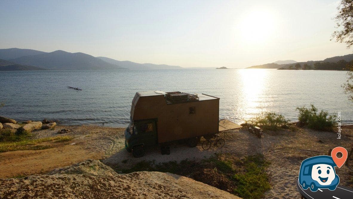 Bafa Gölü Kıyısında Doğal Plaj - Milas, Muğla, foto 1
