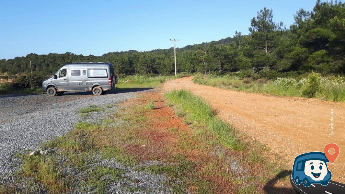 Sahil Kenarı Vahşi Kamp Noktası - Ayvalık, Balıkesir, foto 1