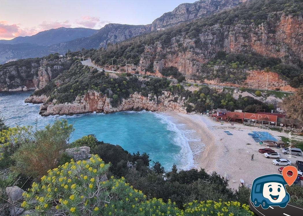 Küçük Çakıl Plajı Ücretsiz Otopark ve Kamp Alanı - Kaş, Antalya, foto 3