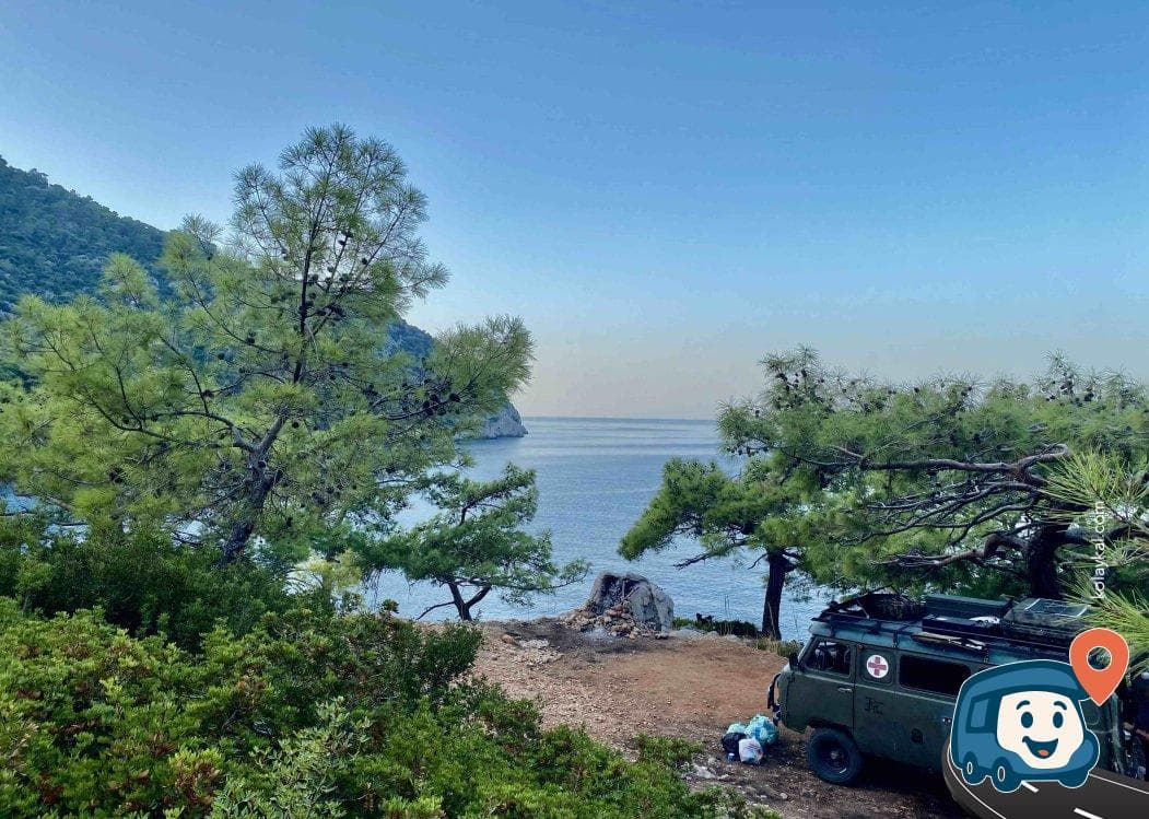 Deniz Kenarı Vahşi Kamp Alanı - Seydikemer, Muğla, foto 11