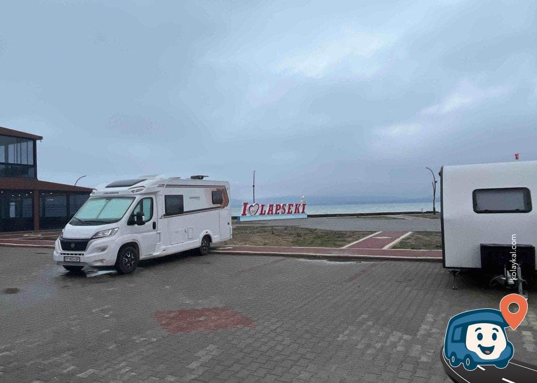 Köprü Manzaralı Ücretsiz Kamp ve Otopark Alanı - Lapseki, Çanakkale, foto 5