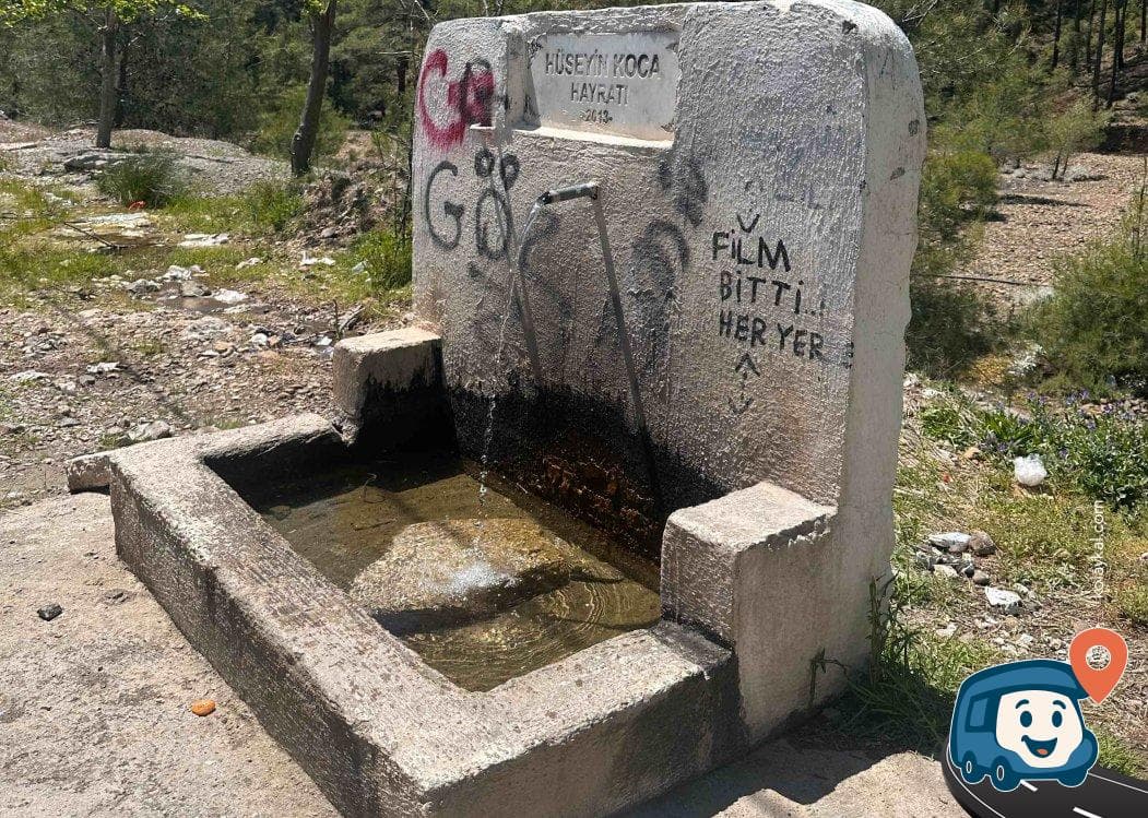 Otoyol Kenarı Su Çeşmesi ve Dinlenme Alanı - Fethiye, Muğla, foto 3
