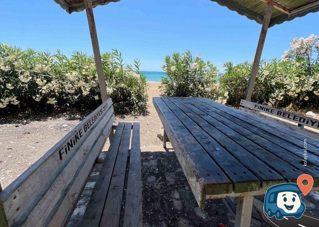 Adrasan Sahili Piknik Alanı ve Plaj Erişim Noktası - Finike, Antalya, foto 3