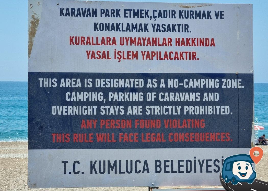 Kumluca Sahili Ücretsiz Kamp ve Otopark Alanı - Antalya, foto 4