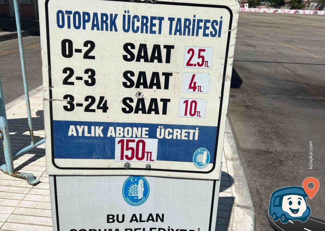 Çorum Belediyesi Otoparkı Saat Kulesi ve Çarşı Yakınında - Çorum Merkez, foto 2