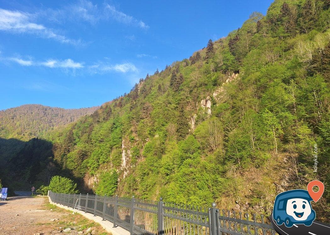 Kuzelan ve Mavigöl Şelaleleri Yakınındaki Otopark ve Kamp Alanı - Dereli, Giresun, foto 5