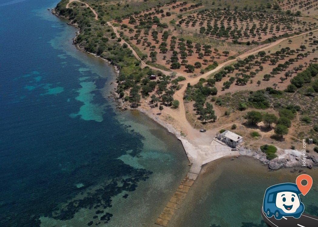 Maden Adası'na Geçiş Yolu Vahşi Kamp Alanı - Ayvalık, Balıkesir, foto 4