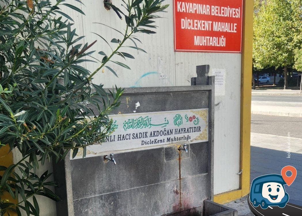 Diclekent Mahallesi İçme Suyu Çeşmesi - Kayapınar, Diyarbakır, foto 1