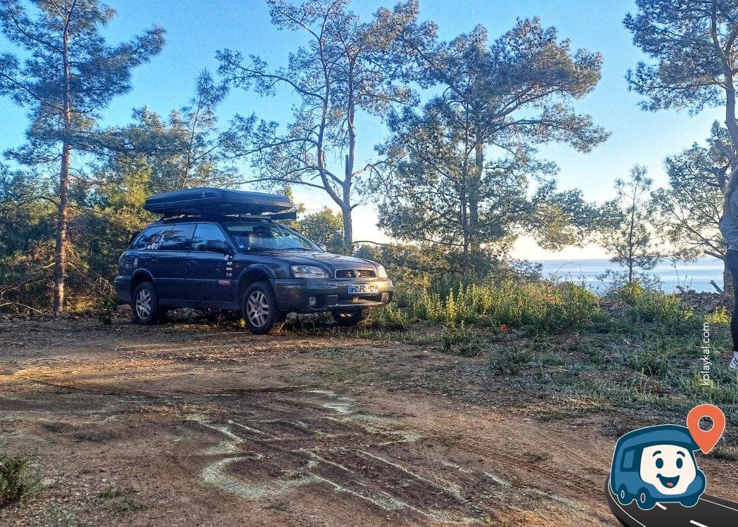 Dağ Yamacında Manzaralı Kamp ve Mola Noktası - Anamur, Mersin, foto 2