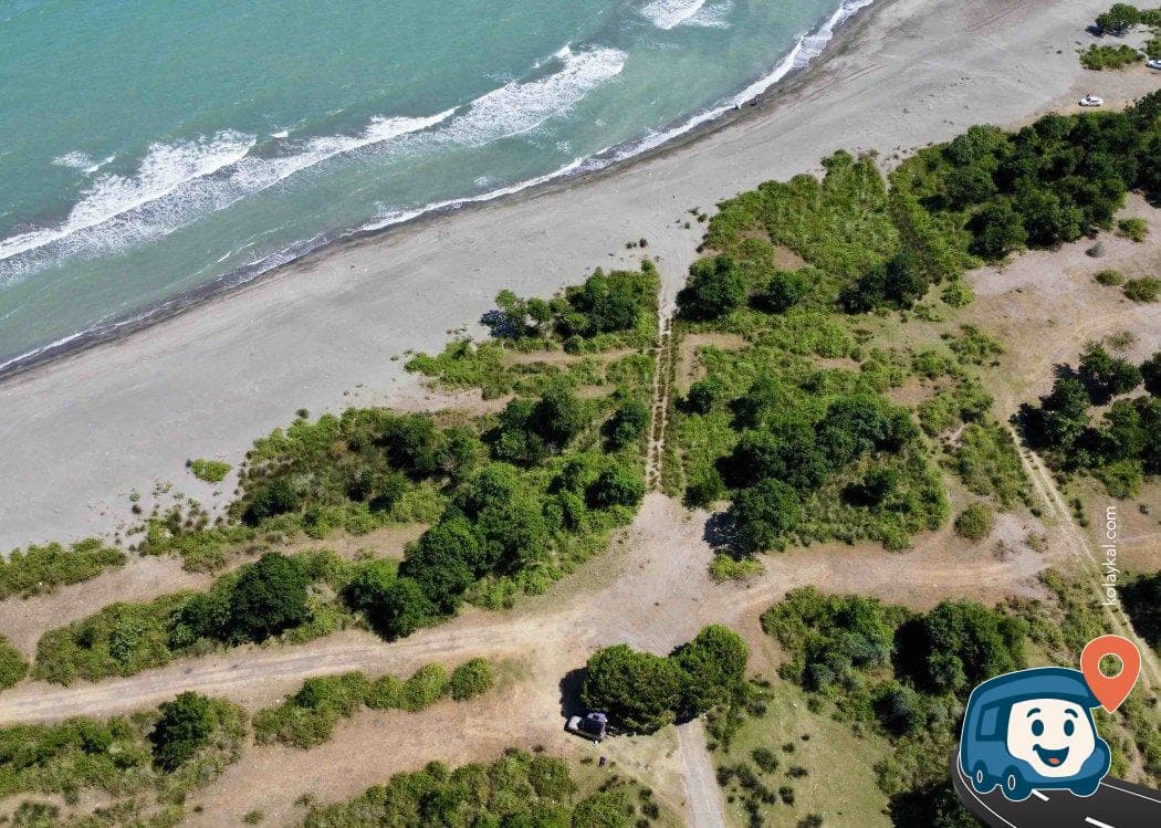 Karadeniz Sahili Kum Plajı Kamp Alanı Kuş Cenneti - 19 Mayıs, Samsun, foto 2