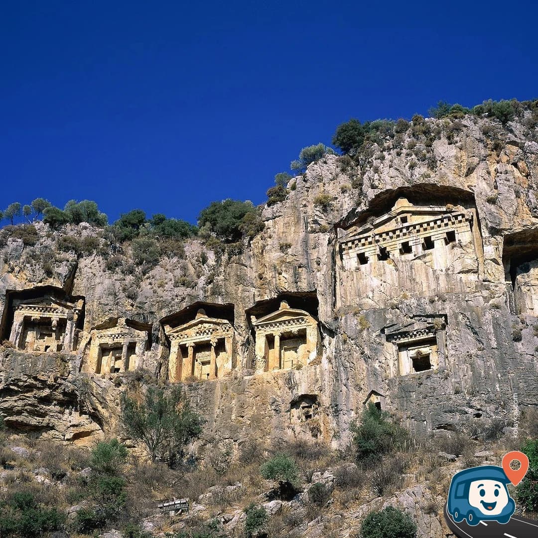 Kaunos Kaya Mezarları - Ortaca, Muğla, foto 1