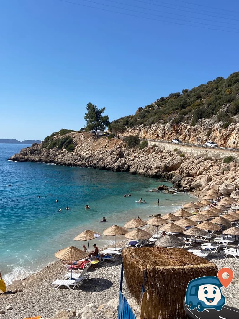 Seyrek Çakıl Plajı - Kaş, Antalya, foto 1