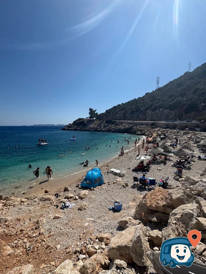Seyrek Çakıl Plajı - Kaş, Antalya, foto 2