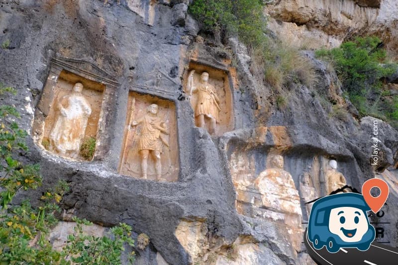 Adamkayalar Rölyefleri - Silifke, Mersin, foto 5