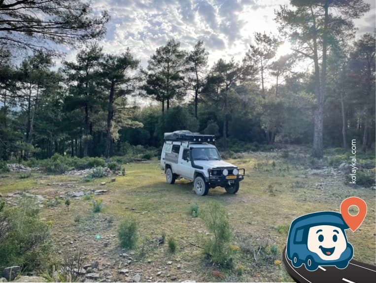 Tazı Kanyonu Tepesi Vahşi Kamp Alanı - Manavgat, Antalya, foto 1