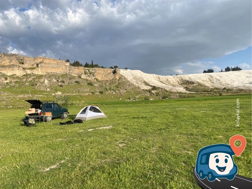 Yol Kenarı Vahşi Kamp Alanı - Pamukkale, Denizli, foto 3