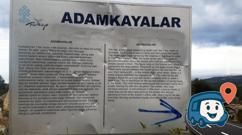 Adamkayalar Rölyefleri - Silifke, Mersin, foto 6