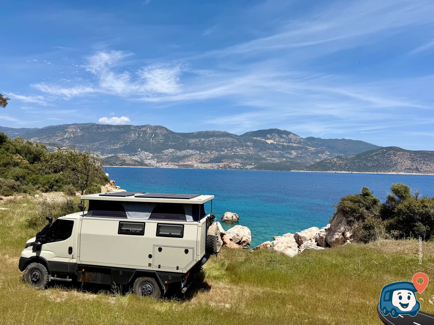 Deniz Kenarı Çayırlık Alan - Kaş, Antalya, foto 1