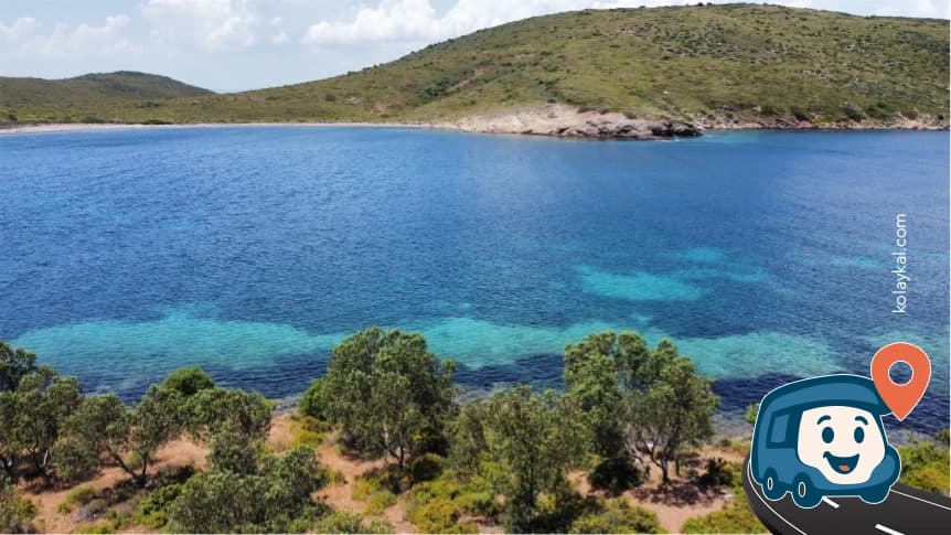 Maden Adası'na Geçiş Yolu Vahşi Kamp Alanı - Ayvalık, Balıkesir, foto 3