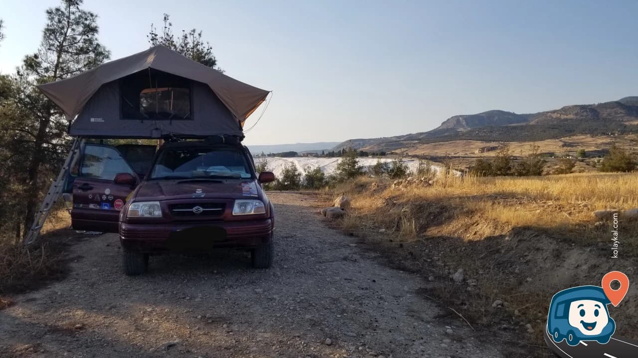Pamukkale Terasları Karşısında Vahşi Kamp Alanı - Denizli, foto 7