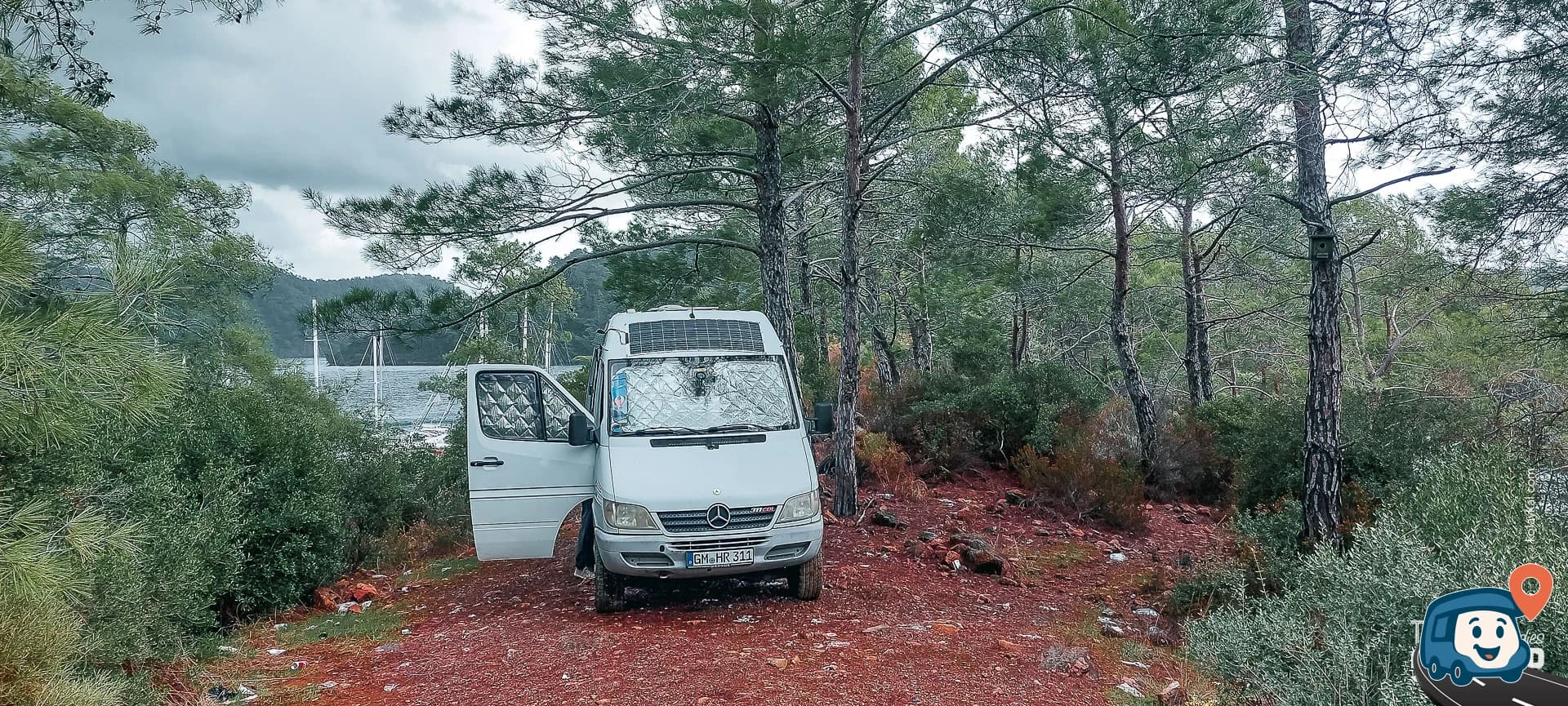 Koy Manzaralı Vahşi Kamp Alanı - Fethiye, Muğla, foto 2