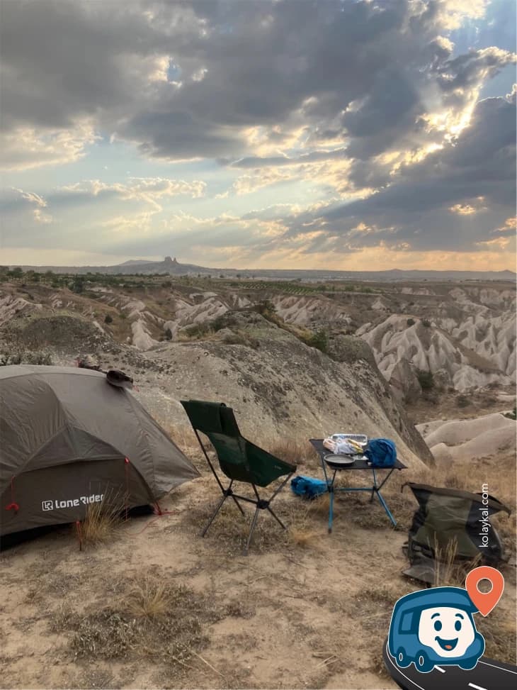 Vadi Manzaralı Araçsız Kamp Alanı - Avanos, Nevşehir, foto 3