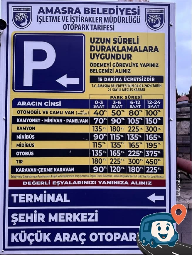 Amasra Otobüs Terminali Otoparkı - Bartın, foto 1