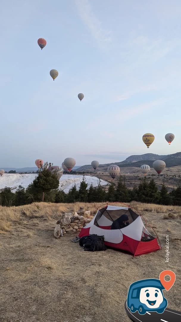 Manzaralı Vahşi Kamp Noktası - Pamukkale, Denizli, foto 4