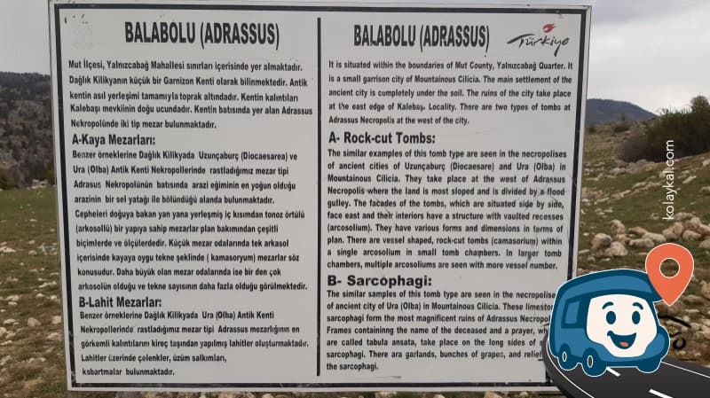 Bababolu (adrassus) Kalıntıları - Mut, Mersin, foto 1