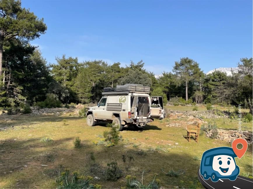 Tazı Kanyonu Tepesi Vahşi Kamp Alanı - Manavgat, Antalya, foto 3