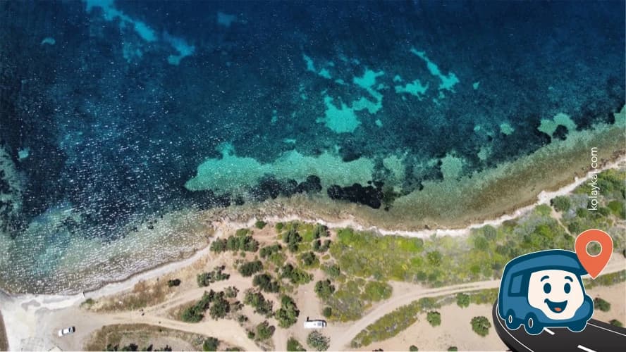 Maden Adası'na Geçiş Yolu Vahşi Kamp Alanı - Ayvalık, Balıkesir, foto 2