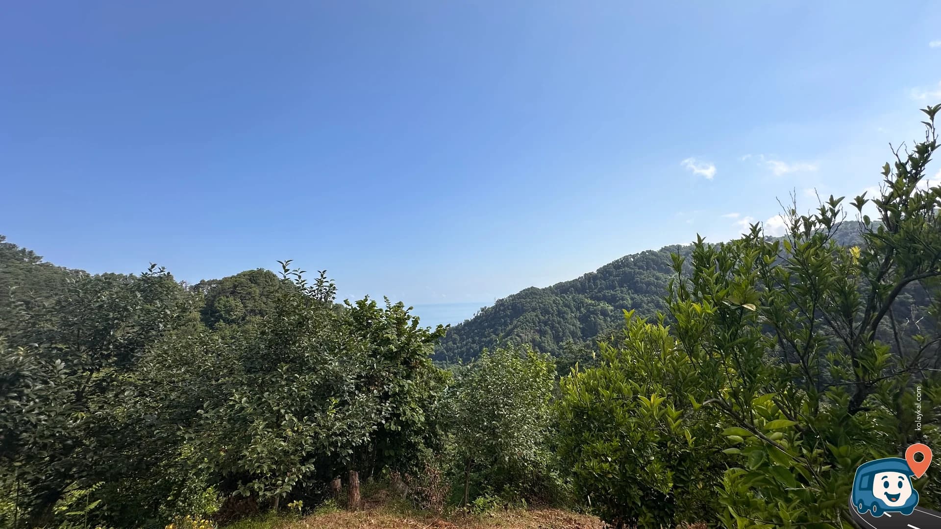 Toprak Yol Üzerinde Virajdaki Açıklık - Of, Trabzon, foto 2