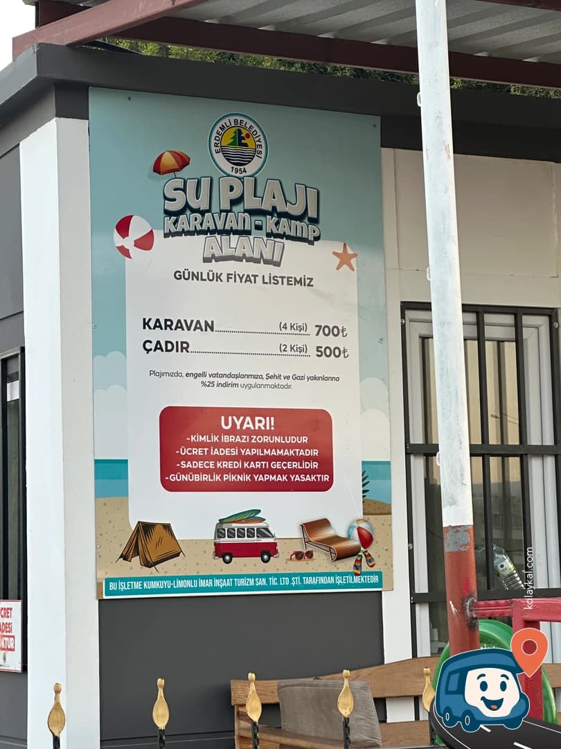 Su Plajı Karavan Kamp - Erdemli, Mersin, foto 1