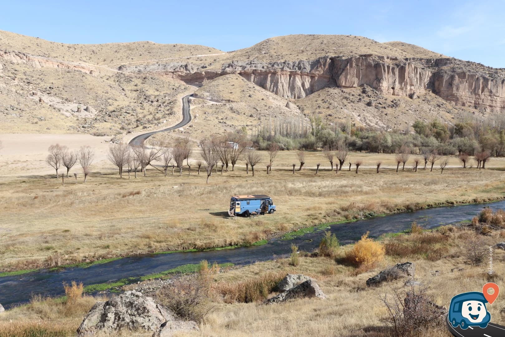 Belisırma Yakınında Nehir Kenarı Vahşi Kamp Alanı - Güzelyurt, Aksaray, foto 1