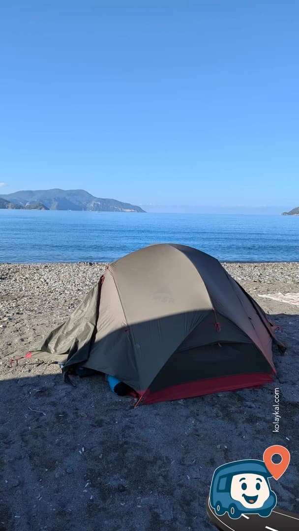 Kumsal Boyunca Kamp Alanı - Fethiye, Muğla, foto 1